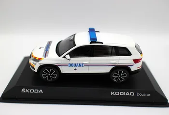 NorRev Modelis 1:43 Skodaa KODIAQ Douane Policijas automašīnu Lējumiem Sakausējuma Rotaļlietu kolekcija dāvanu