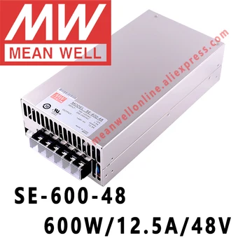 SE-600-48 ir Labi, 600W/12.5 A/48V DC Vienu Izejas Jauda Piegādes meanwell interneta veikals
